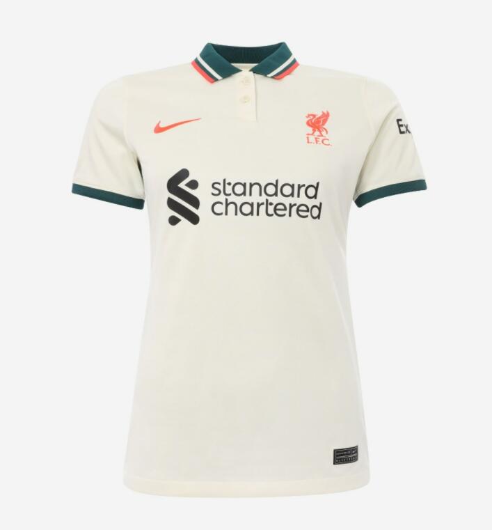 2021/22 Liverpool Women Away Kit Soccer Jersey